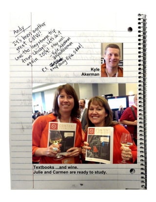 How to Meet Everybody at an Event, My CMW Yearbook by Andy Crestodina