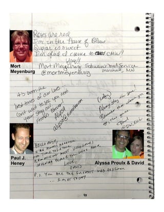 How to Meet Everybody at an Event, My CMW Yearbook by Andy Crestodina