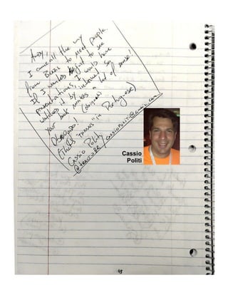 How to Meet Everybody at an Event, My CMW Yearbook by Andy Crestodina