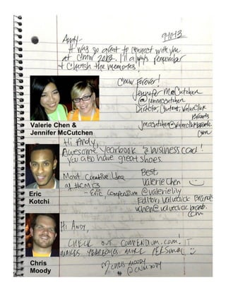 How to Meet Everybody at an Event, My CMW Yearbook by Andy Crestodina