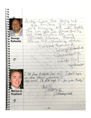 How to Meet Everybody at an Event, My CMW Yearbook by Andy Crestodina