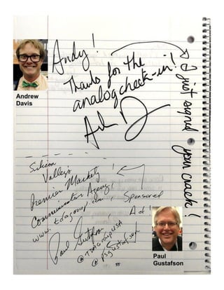 How to Meet Everybody at an Event, My CMW Yearbook by Andy Crestodina