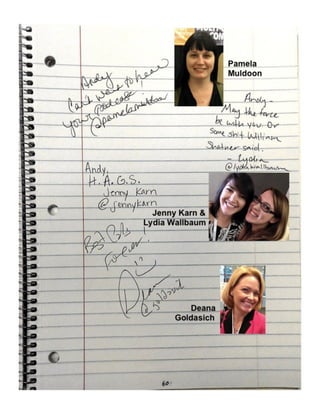 How to Meet Everybody at an Event, My CMW Yearbook by Andy Crestodina