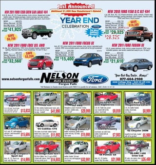 Year End Celebration at Nelson Auto Center Fergus Falls MN