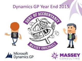 Dynamics GP Year End 2015
 