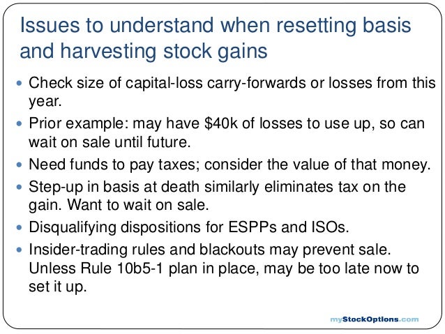 10b5 1 stock options