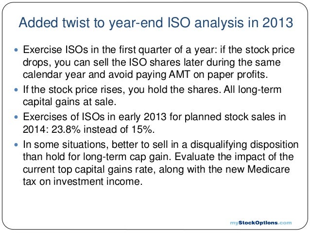 My stock options