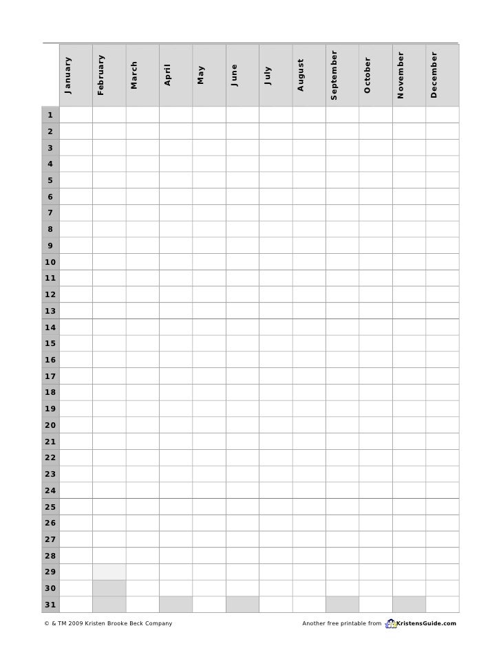 Year Grid
