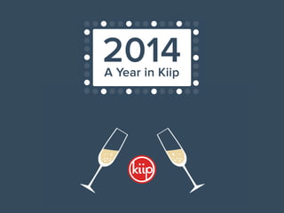 A Year in Kiip
2014
 