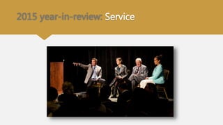 2015 year-in-review: Service
 