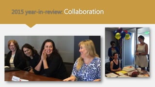 2015 year-in-review: Collaboration
 