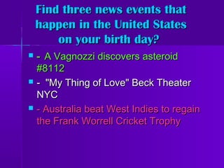 Year i was born pp | PPT