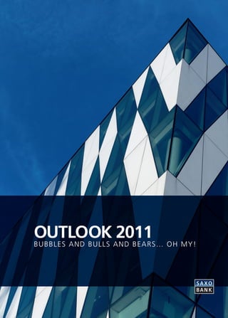 OUTLOOK 2011
BUBBLES AND BULLS AND BEARS… OH MY!
 