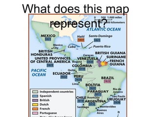What does this map
represent?
 