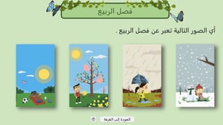 الغرفة إلى العودة
الربيع فصل
الربيع فصل عن تعبر التالية الصور أي.