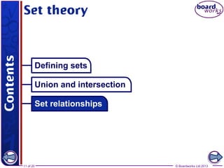 © Boardworks Ltd 201311 of 20
 