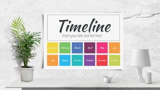 Year timeline presentation template