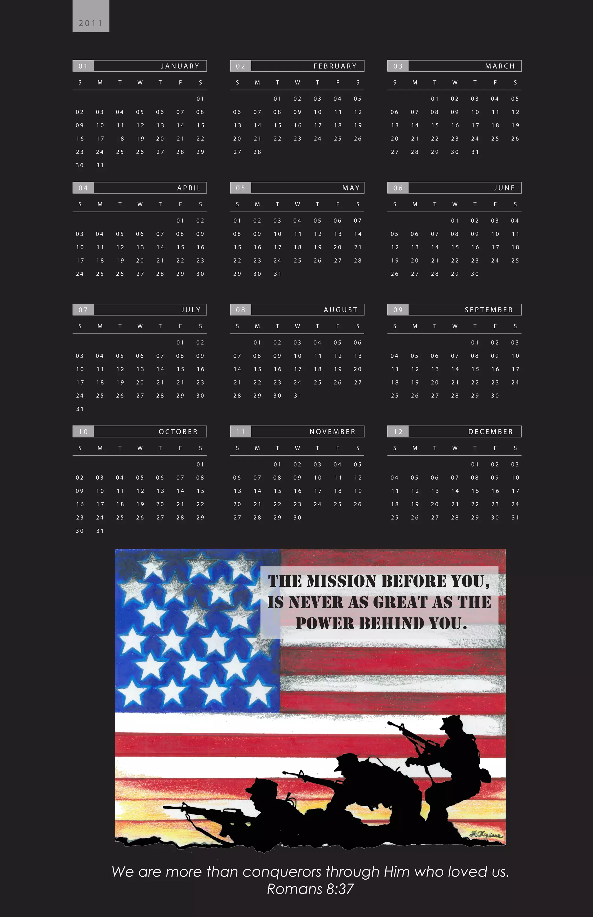 Military Calendar/Sample PDF