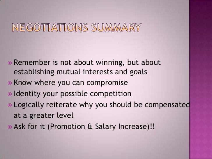 promotion and salary negotiation promotion and salary negotiation