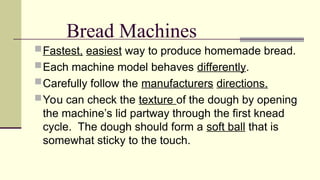 yeast breads-components and characteristics.ppt