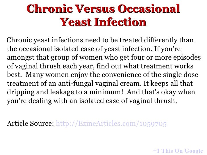 Yeast Infection CDC