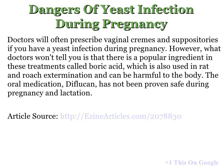 Fluconazole For Yeast Infection During Pregnancy