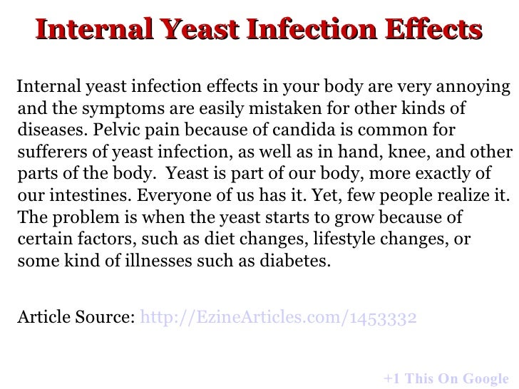 internal yeast infection