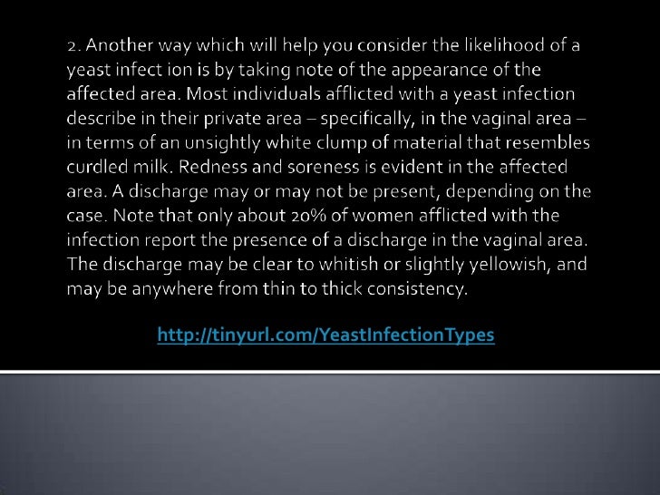 Yeast infection types