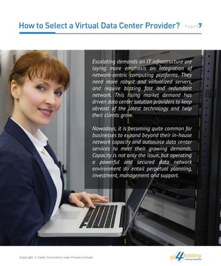 A Complete Guide to Select your Virtual Data Center