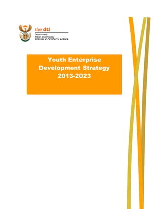 Youth Enterprise Development Strategy 2013-2023  