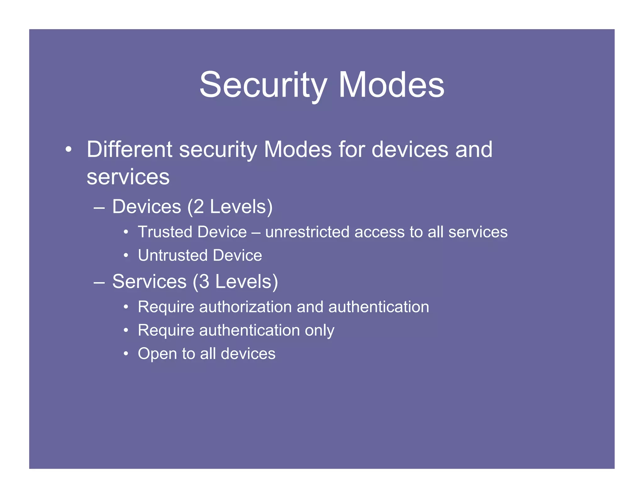 Bluetooth Vulnerabilities