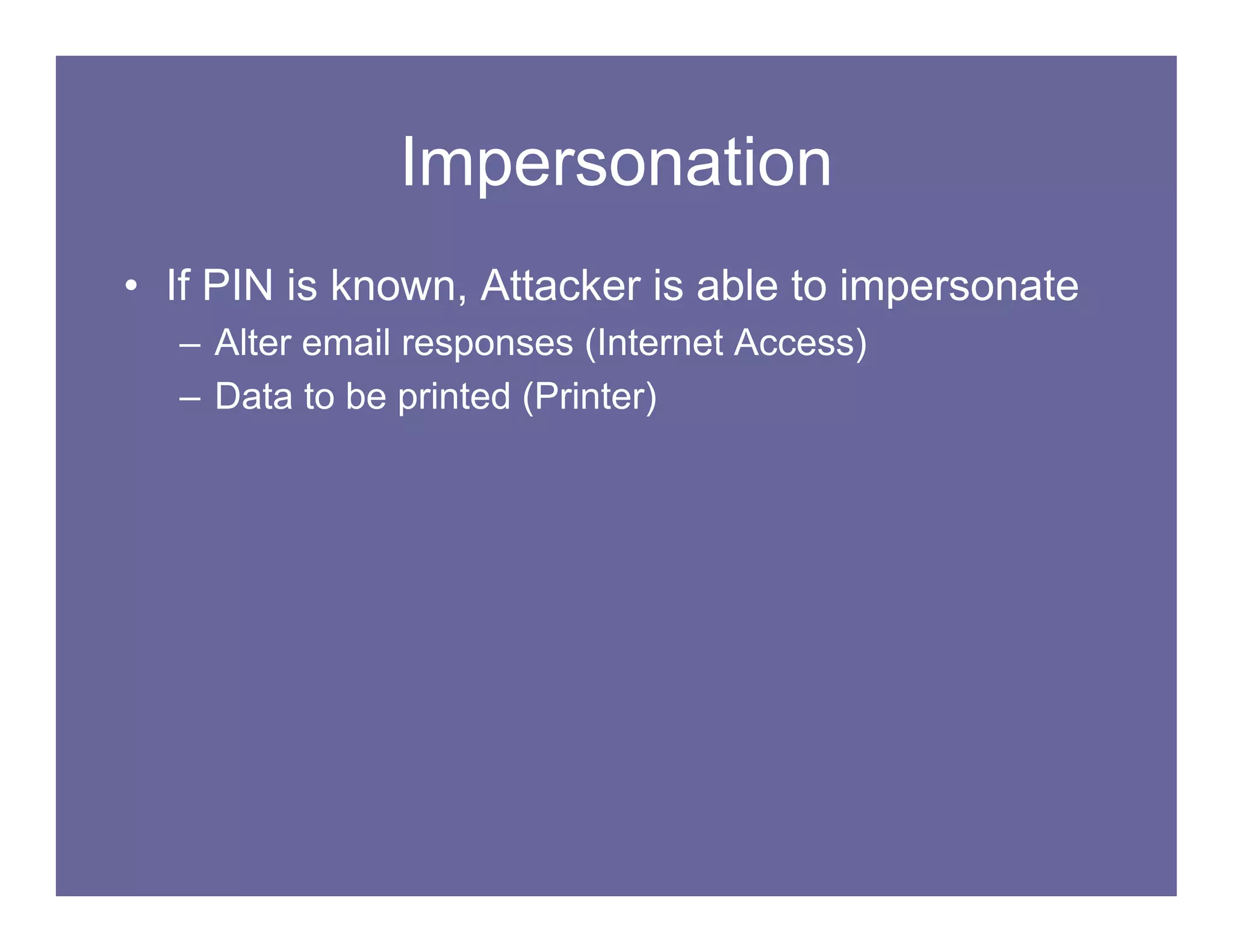 Bluetooth Vulnerabilities
