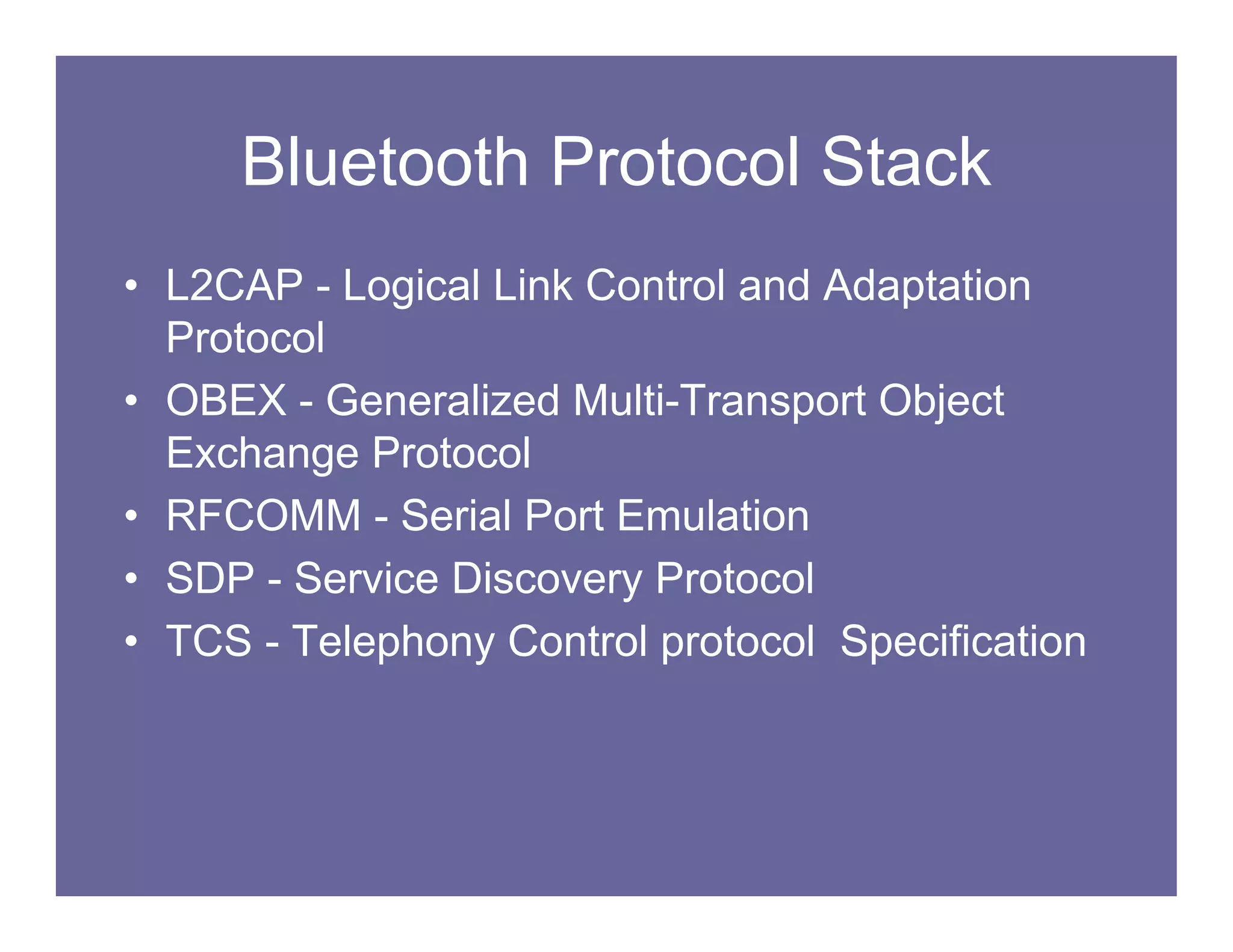 Bluetooth Vulnerabilities