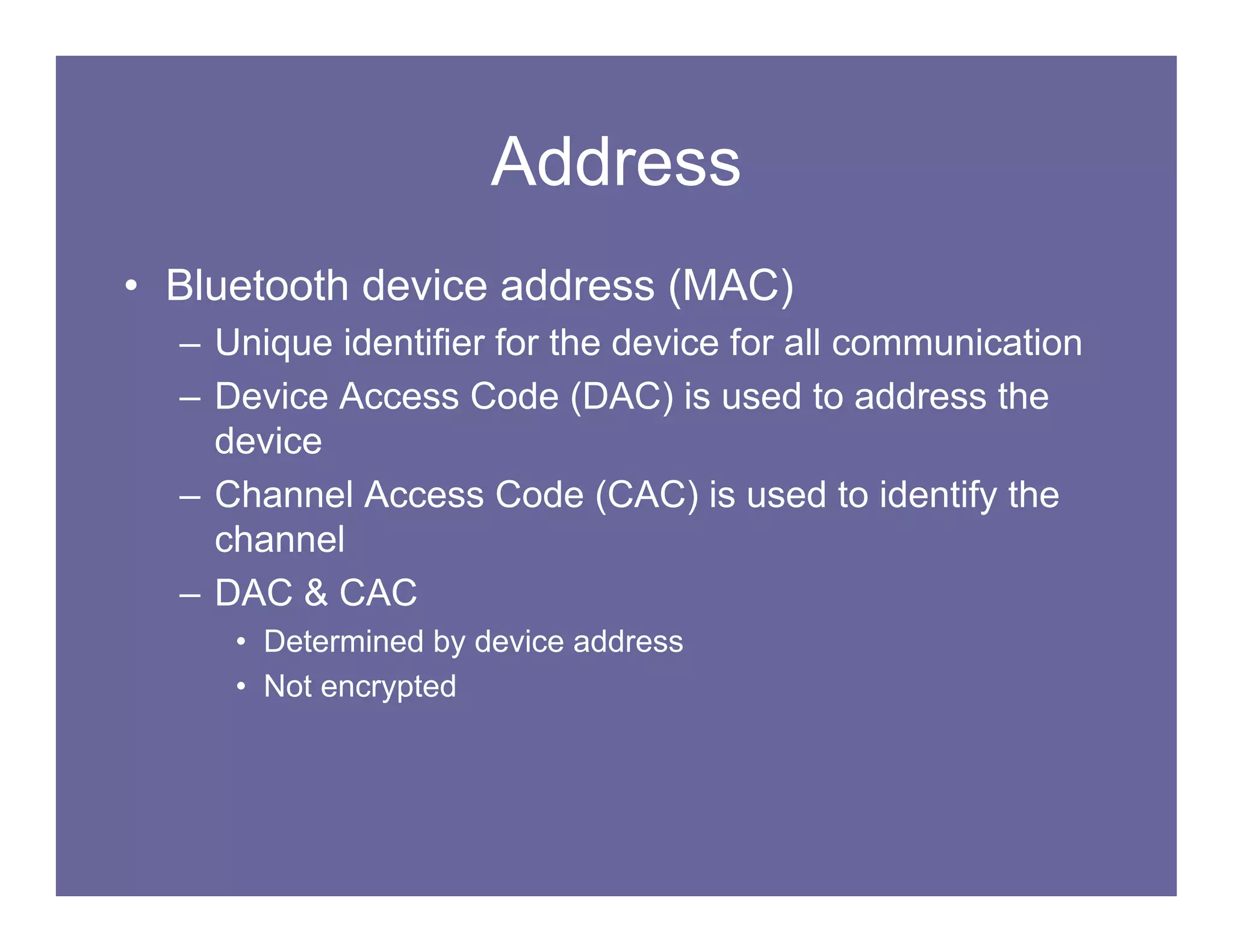 Bluetooth Vulnerabilities