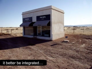 it better be integrated…
 