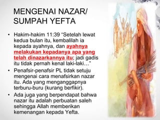 Yefta Yefta - Latar Belakang Masalah Nazar Yefta.ppt