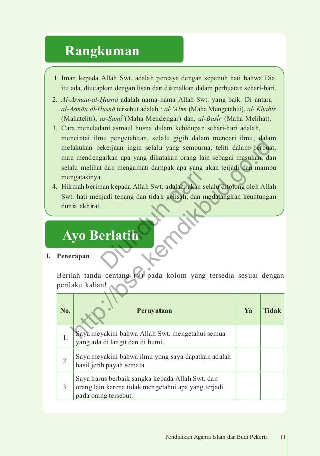 Buku Paket Agama Kelas 7 Masnurul