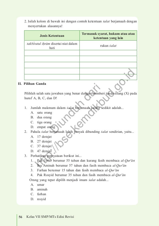 16++ Contoh soal agama bab12 kls 7 information