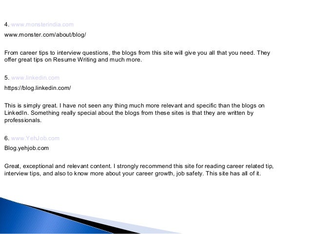 career blogs by job search sites job search blogs