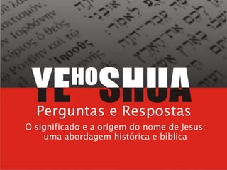 YEhoSHUA
