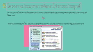 โครงงานประเภทนี้เน้นโครงงานที่ใช้คอมพิวเตอร์ในการพัฒนาซอฟต์แวร์หรือโปรแกรมประยุกต์ใหม่ๆ ที่ไม่เคยมีใครทามาก่อนเพื่อ
ใช้เฉพาะงาน
ตัวอย่างโครงงานประเภทนี้เช่น โปรแกรมคัดแยกลูกค้าของธนาคาร โปรแกรมการจัดรายการอาหารให้ผู้ป่วยในโรงพยาบาล
 