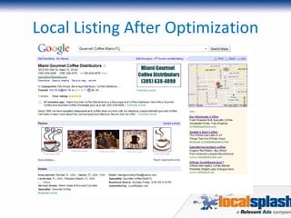 Local Listing After Optimization 