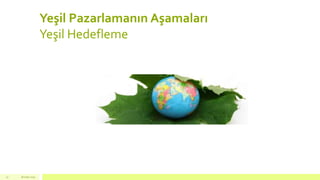 Yeşil Pazarlamanın Aşamaları
Yeşil Hedefleme
18 mart 201517
 