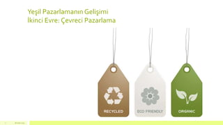 Yeşil Pazarlamanın Gelişimi
İkinci Evre: Çevreci Pazarlama
18 mart 20157
 