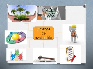 Criterios
de
evaluación
 