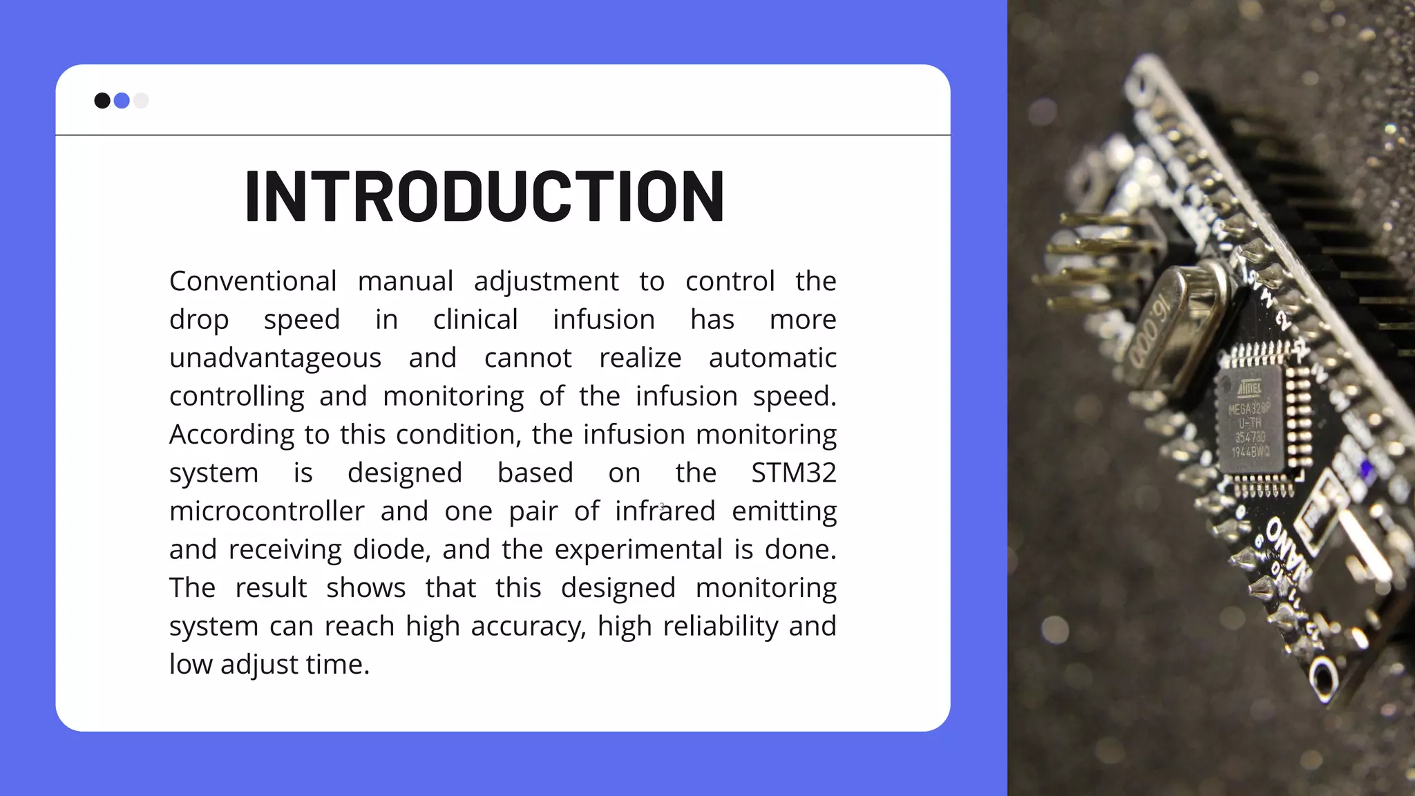 Microcontroller Based infusion Pump | PPTX