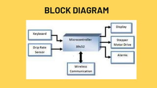 Microcontroller Based infusion Pump | PPTX