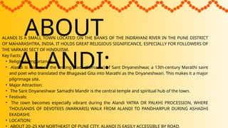VEDPATHSHALA ALANDI DEVACHI - LIVE CASESTUDY | PPTX