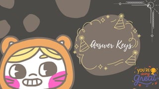 Answer Keys
 