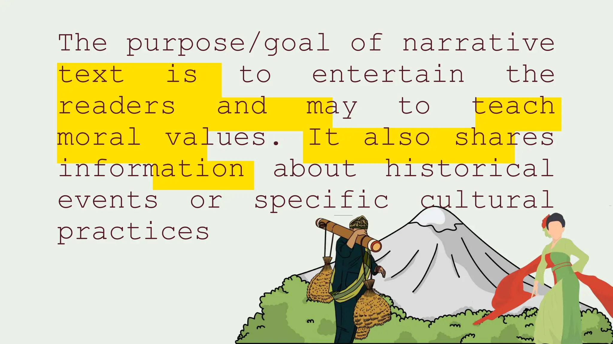 Entertained Reader Narrative Text Structure and Features for Junior High School Students ...